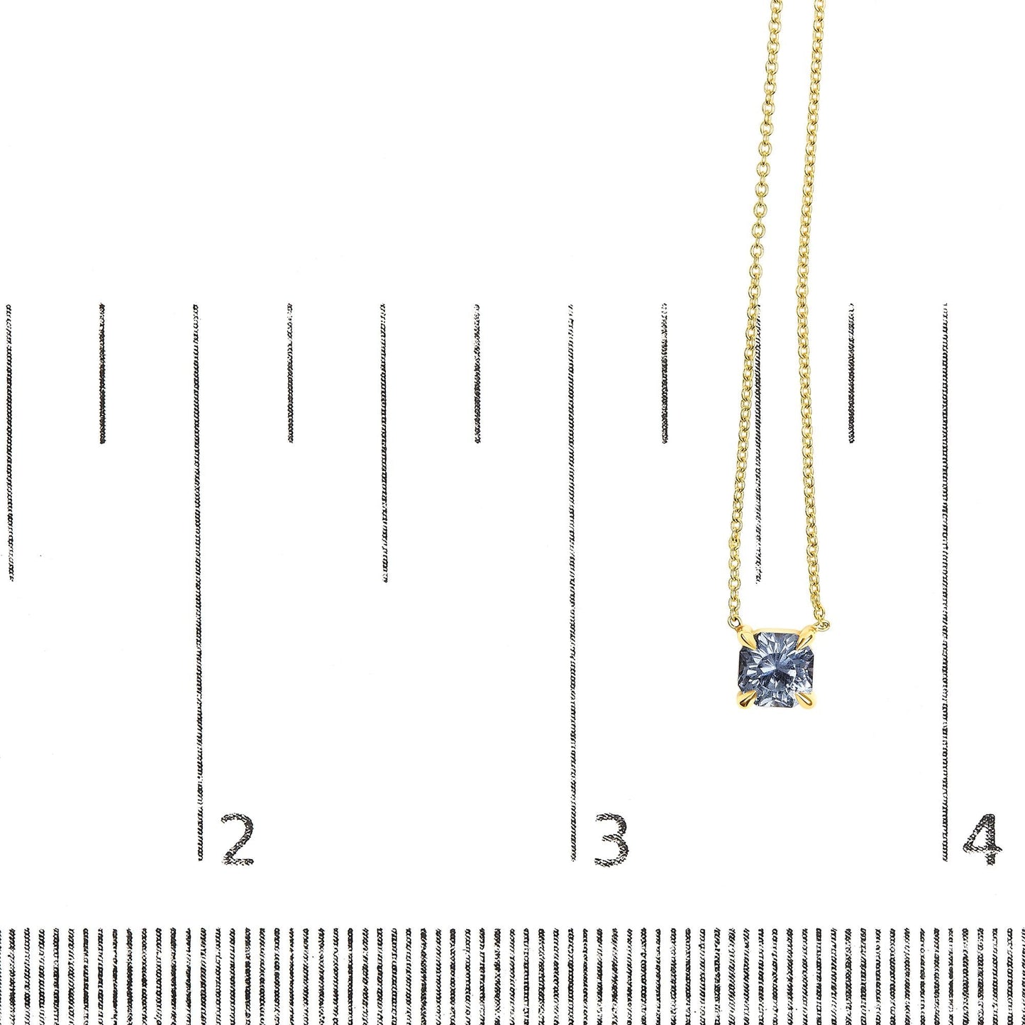 14k Yellow Gold 4/5 Cttw Natural Cushion Cut Blue Sapphire Solitaire Pendant Necklace - 15-16 Inches Adjustable